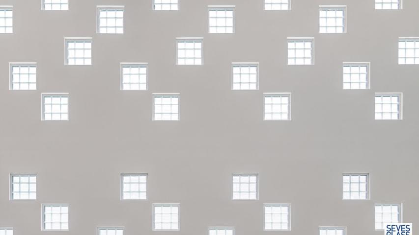 Glass block interior design